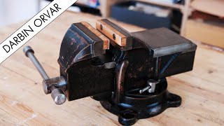 Restoring an Old Vise (+ Adding Wood & Leather Jaws)