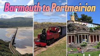 Barmouth Panoramic Walk & Cycle to Fairbourne | Exploring Magical Portmeirion
