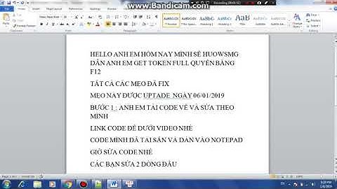 [TSTGROUP]Hướng dẫn get token Facebook bằng F12  ngày 06/01/2019