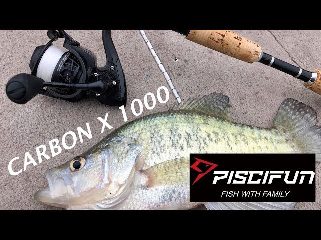 Crappie Fishing with the NEW Piscifun CARBON X 1000! 