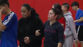 ‘I’m having fun out there’: Blind 14-year-old female wrestler headed to state tournament