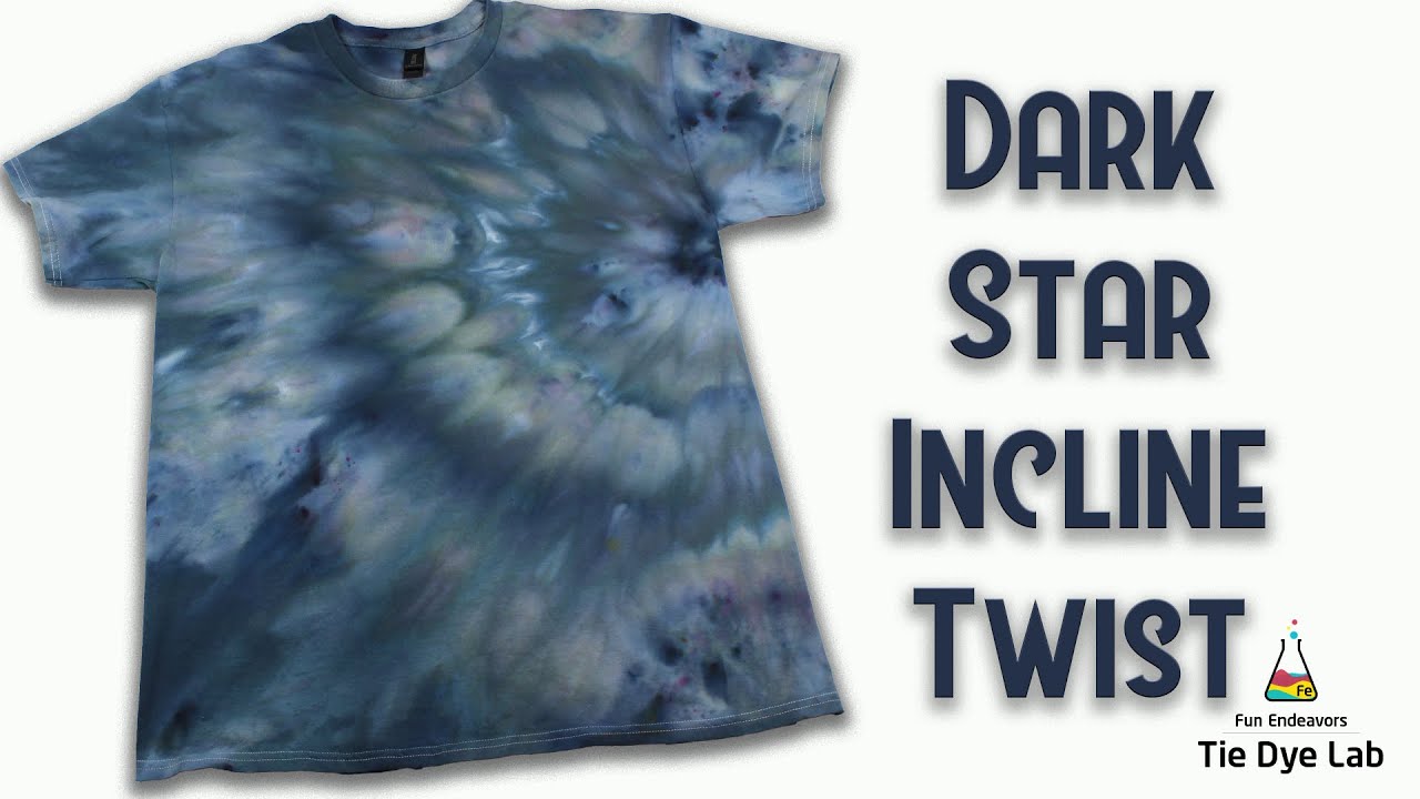 Узоры в технике тай-дай: Dark Star Incline Twist (один из новых интересных цветов Dharma)