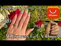 AliExpress Aprés Gel X Dupe| Recreating my Wedding Nails| DIY Bougee Nails