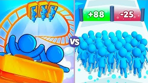 Runner coaster game 🎮 vs Count Master Gameplay / all levels Android,iOS”Gameplay