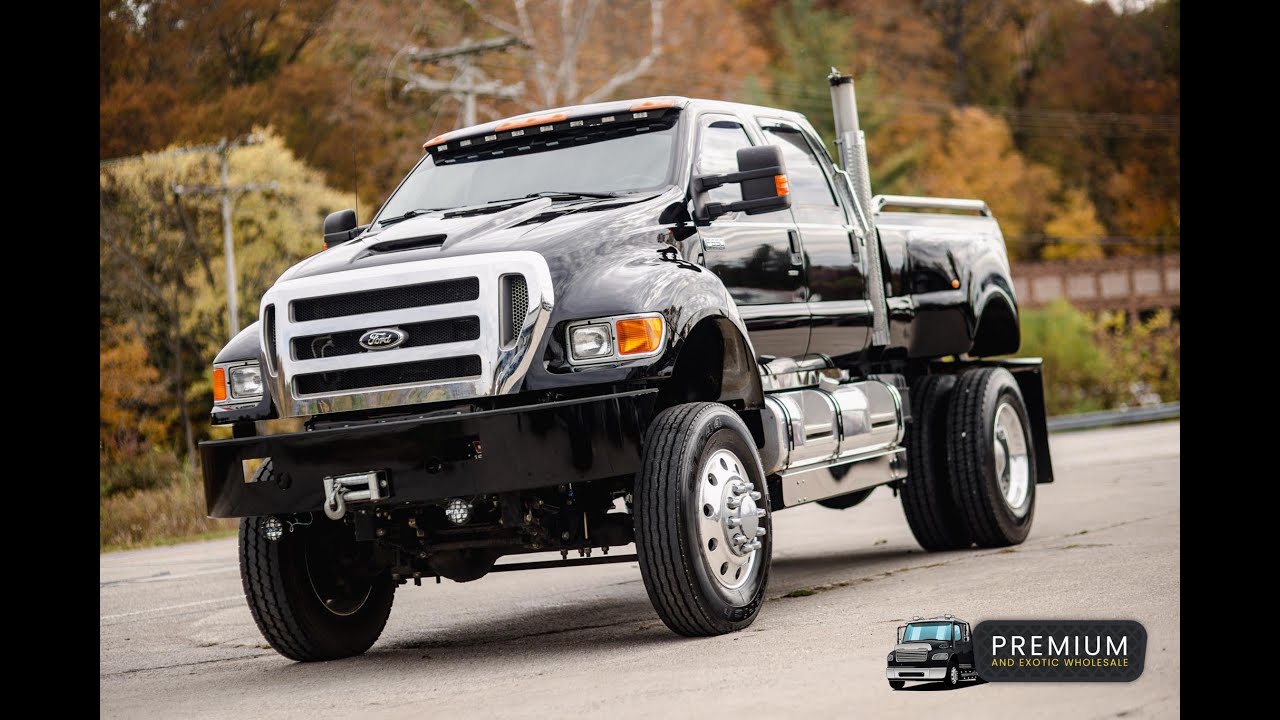 2007 Ford F650 4x4 Custom Hauler - YouTube