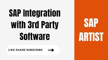 SAP Integration with 3rd Party Software