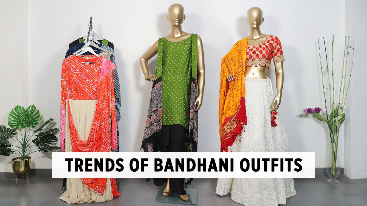 Latest Bandhej dress designs 2021
