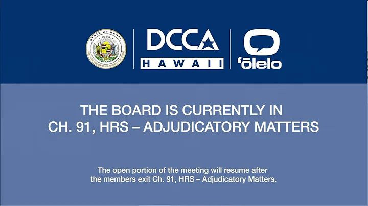 Hawaii Medical Board Meeting - March 13, 2025