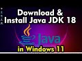 Download java 18 and install in windows 10/11 #java18 #java #javatcoding