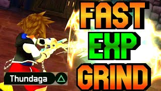 The FASTEST way to GRIND EXP in Every Kingdom Hearts Game!