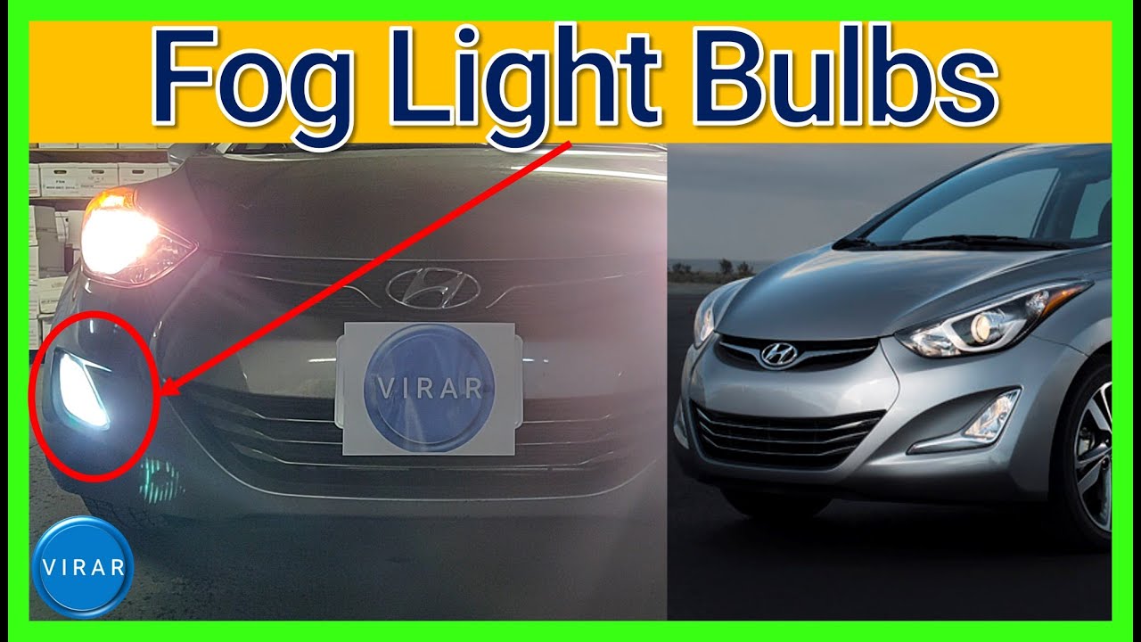 How to Replace Fog Light Bulbs - Hyundai Elantra (2011-2016) 