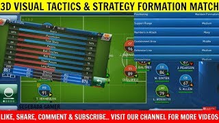Pes Club Manager Android Gameplay 3D VISUAL TACTICS & STRATEGY FORMATION MATCH #128 screenshot 5
