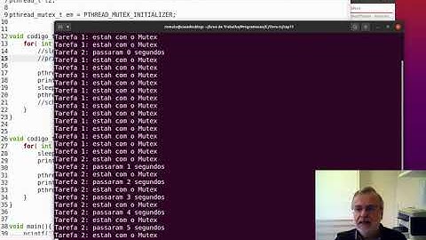 11.x3 Sincronização e Comunicação entre Tarefas (parte extra 3) - Mutex no Linux