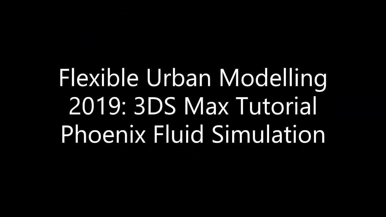 FUM 2019 3DS MAX PHOENIX FD SIMULATION JADE - YouTube