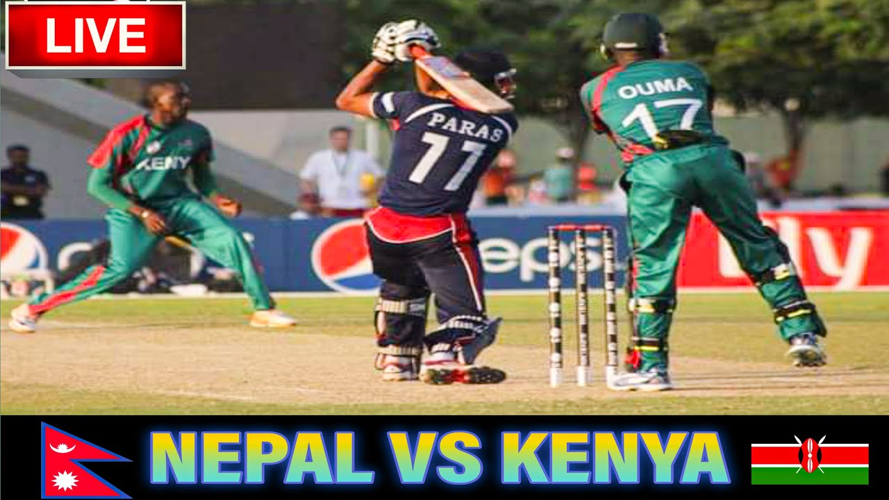 Nepal Vs Kenya Cricket Live 1st T20I Match Live YouTube