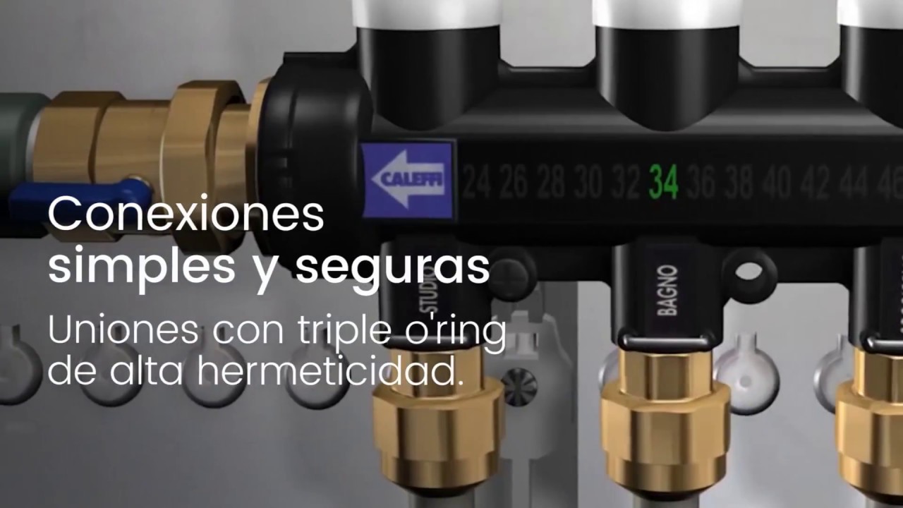 Piso radiante Colectores Caleffi YouTube Piso radiante Colectores Caleffi YouTube