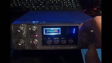 CB Radio Uniden AX144 Channel expansion using dial acceleration - quick demo
