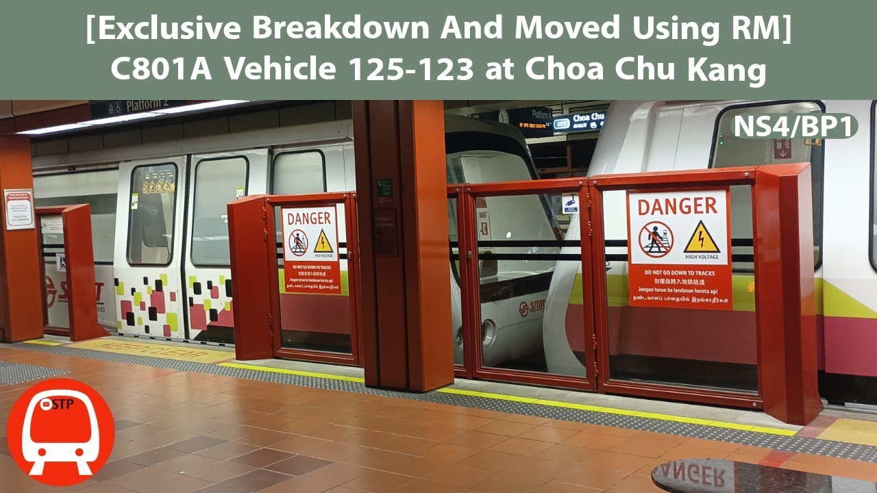 [Exclusive Breakdown And Moved Using RM] C801A Vehicle 125-123 at Choa ...