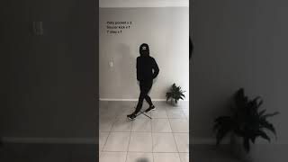 Combo challange Poly pocket Soccer kick Y Step Shuffle dance #tutorial #dance #shuffledance