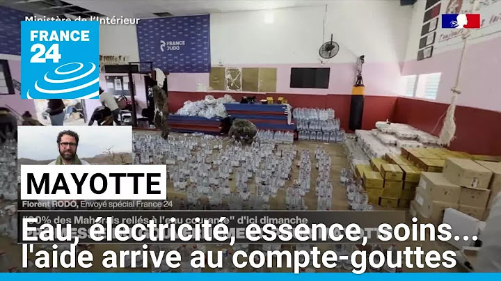 À Mayotte, archipel dévasté, l'aide arrive au compte-gouttes • FRANCE 24