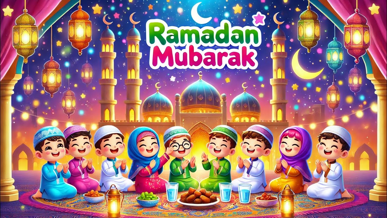 Ramzan ka mahina||Kids islamic nasheed||Ramdan nasheed||islamic poem 