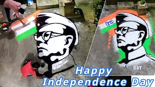 Celebrate The 75th Independence Day | Tribute Netaji | Subhankar Dutta Art screenshot 5