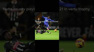 Proud of my football club 🖤🤍🖤🤍🖤🤍 #football #viral #notts county #leicester #shorts #gaming