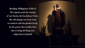 12.1.25 Vespers, Monday Evening Prayer of the Liturgy of the Hours