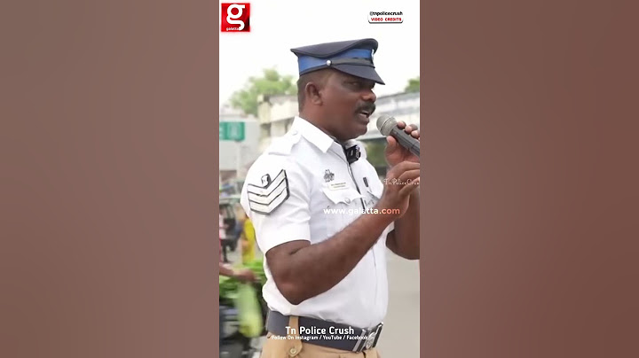 சார் சூப்பர் சார் நீங்க...💥பாட்டுப்பாடி விழிப்புணர்வு ஏற்படுத்திய போலீஸ்!
