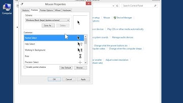 Windows 8.0 Professional - Change How the Mouse Pointer Looks