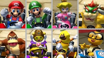 Mario Kart 7 - All Winning Animations