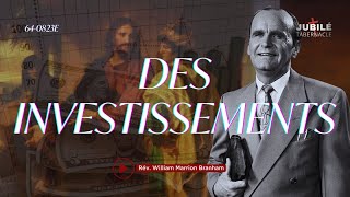 63-0803B - Des investissements | Prophète William Marrion Branham