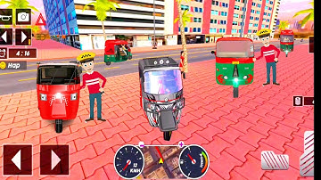 Tuk Tuk auto rickshaw driver 3D game - #20 auto rickshaw driving game - Android iOS Gameplay