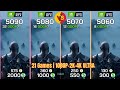 RTX 5090 vs RTX 5080 vs RTX 5070 vs RTX 5060 I 21 GAMES TESTED!