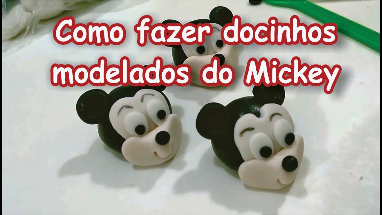 Doces personalizados do Mickey - Como fazer