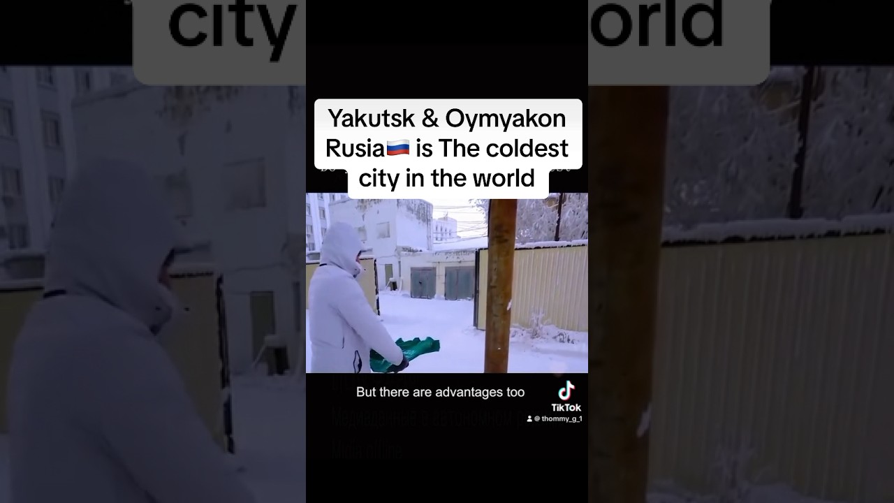 How cold is the coldest cities in the world 