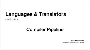 2. Overview of the Compilation Pipeline