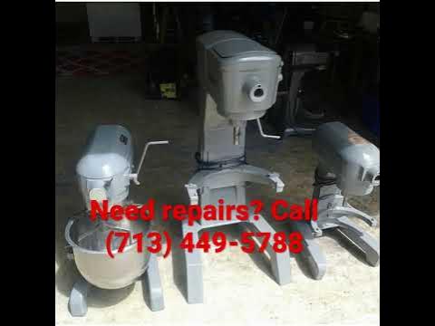 Hobart mixer repair - YouTube
