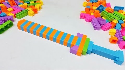 Satisfying DIY Sword / ASMR / Building Blocks / Block Game #lego #asmr #asmrsounds #buildingblocks