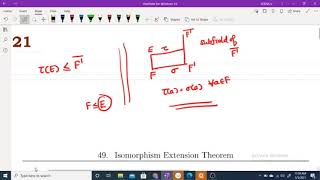 Algebra II-Session- 21| Isomorphism Extension Theorem  Corollaries