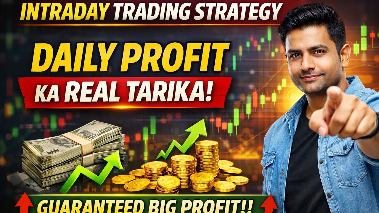 Intraday Trading Strategy | Daily Profit Ka Real Tarika! Real strategy guarantees big profit !! 