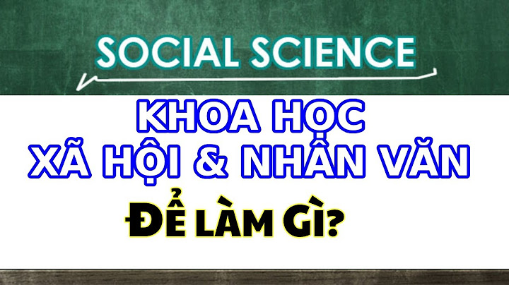 Ngành khoa học xã hội là gì