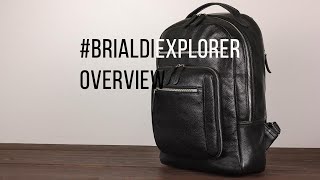 #Обзор #кожаного #мужского #рюкзака с 24 #карманами и #отделениями #BRIALDI #Explorer - Видео от BRIALDI HANDCRAFTED