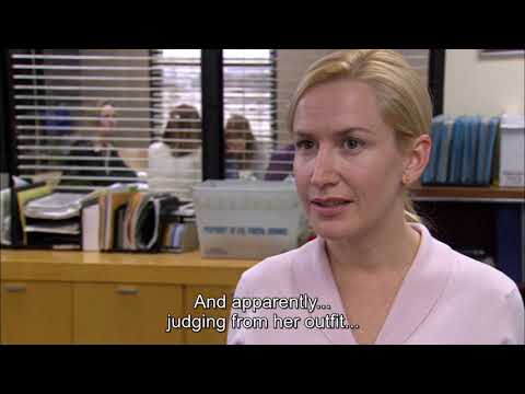 The Office - judging from her outfit Jan aspires to be a whore