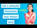 Top 8 Affiliate Programs That Payout Wise