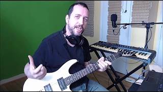 Composing Metal Song's Basics from simple guitar riff loop