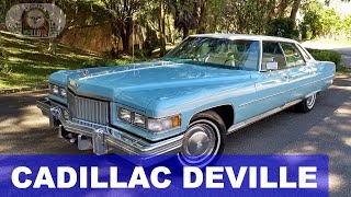 Cadillac DeVille (1975) e seu V8 de 8,2 litros | Garagem do Bellote TV