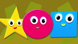 Forma canzone | geometriche figure | imparare forme | Educational Cartoon | Shapes Song For Kids