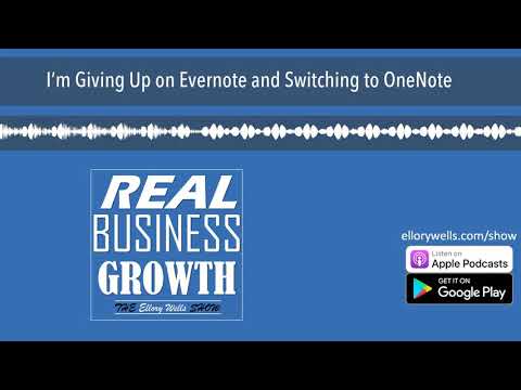 I’m Giving Up on Evernote and Switching to OneNote