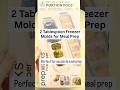 2 Tbsp Freezer Molds That Make Cooking Faster